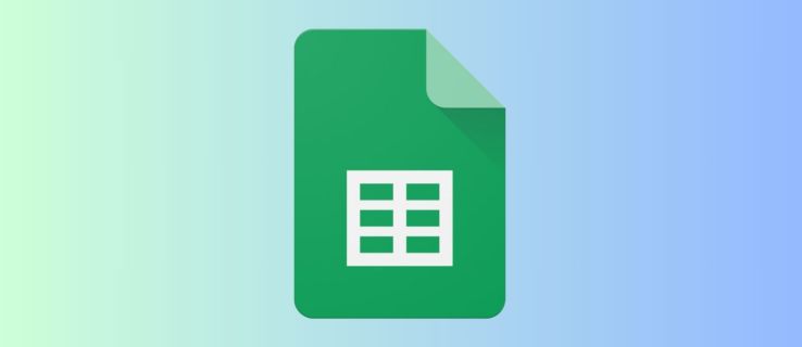 Google Sheets logo on a gradient background