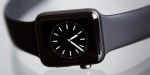 An Apple Watch on its side