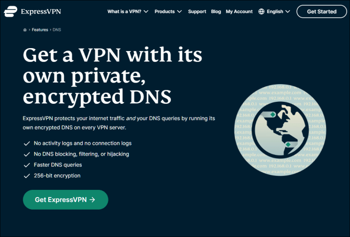 ExpressVPN private DNS