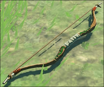 A Wooden Bow in Legend of Zelda: Tears of the Kingdom