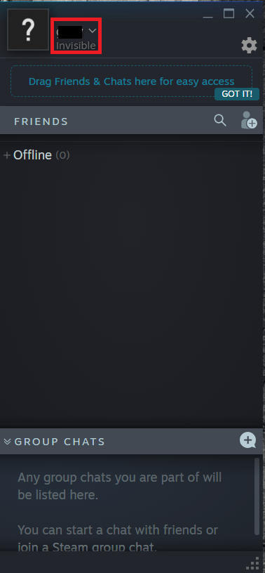 Steam Chat Settings