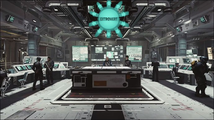 A control room highlighting the Extrovert trait in Starfield