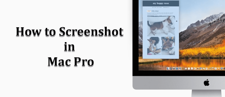 How to Screenshot in Mac Pro