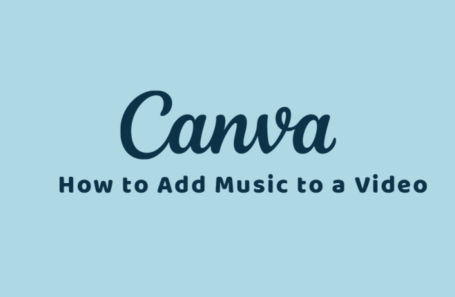 Using Canva with music